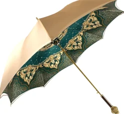 Il Marchesato Gorgeous Cream Color Umbrella With Double Fabric Online