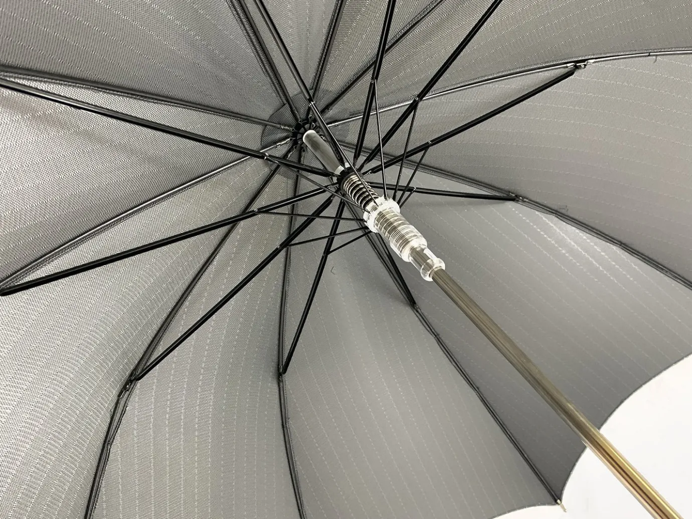 Il Marchesato Gray striped umbrella New