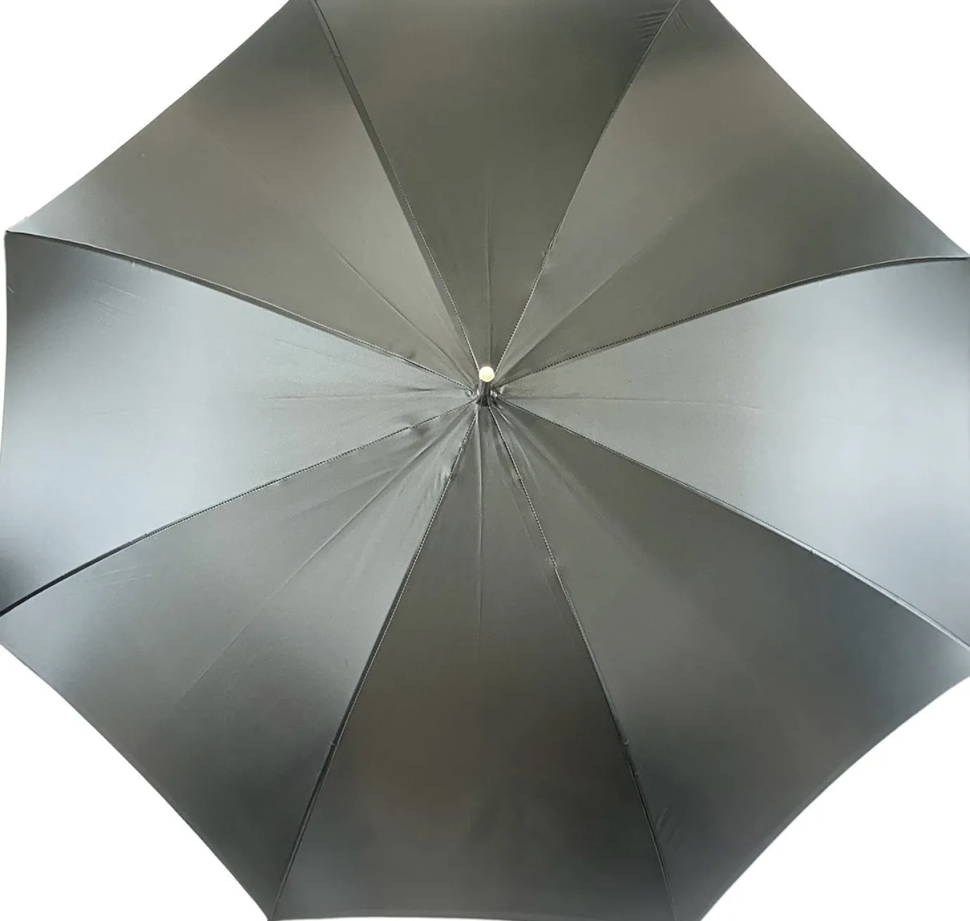 Il Marchesato Grey Umbrella With Floral Print Interior - Exclusive Pattern Fashion