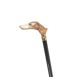 Il Marchesato Hand enameled greyhound Walking stick Outlet