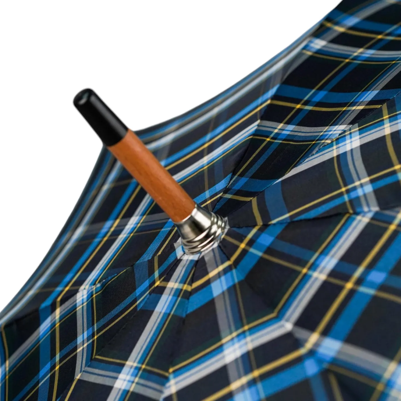 Il Marchesato Handcrafted Cotton Umbrella - Natural Chestnut Root Handle Designer Hot