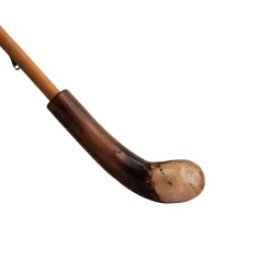 Il Marchesato Handcrafted Cotton Umbrella - Natural Chestnut Root Handle Designer Hot