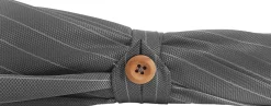 Il Marchesato Handcrafted Grey Umbrella - Natural Ash Wood-Handle Clearance