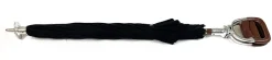 Il Marchesato Handcrafted Leather Seat Umbrella - Black Color Outlet