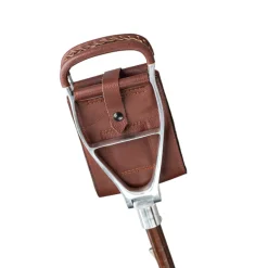 Il Marchesato Handcrafted Leather Seat Umbrella- Tartan design Outlet