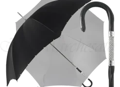 Il Marchesato Handcrafted Luxury Umbrella in a Black Color New
