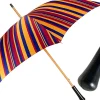 Il Marchesato Handcrafted Multi-Color Striped Umbrella Clearance