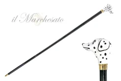 Il Marchesato Hand-enameled Dalmatian Dog Walking stick Online