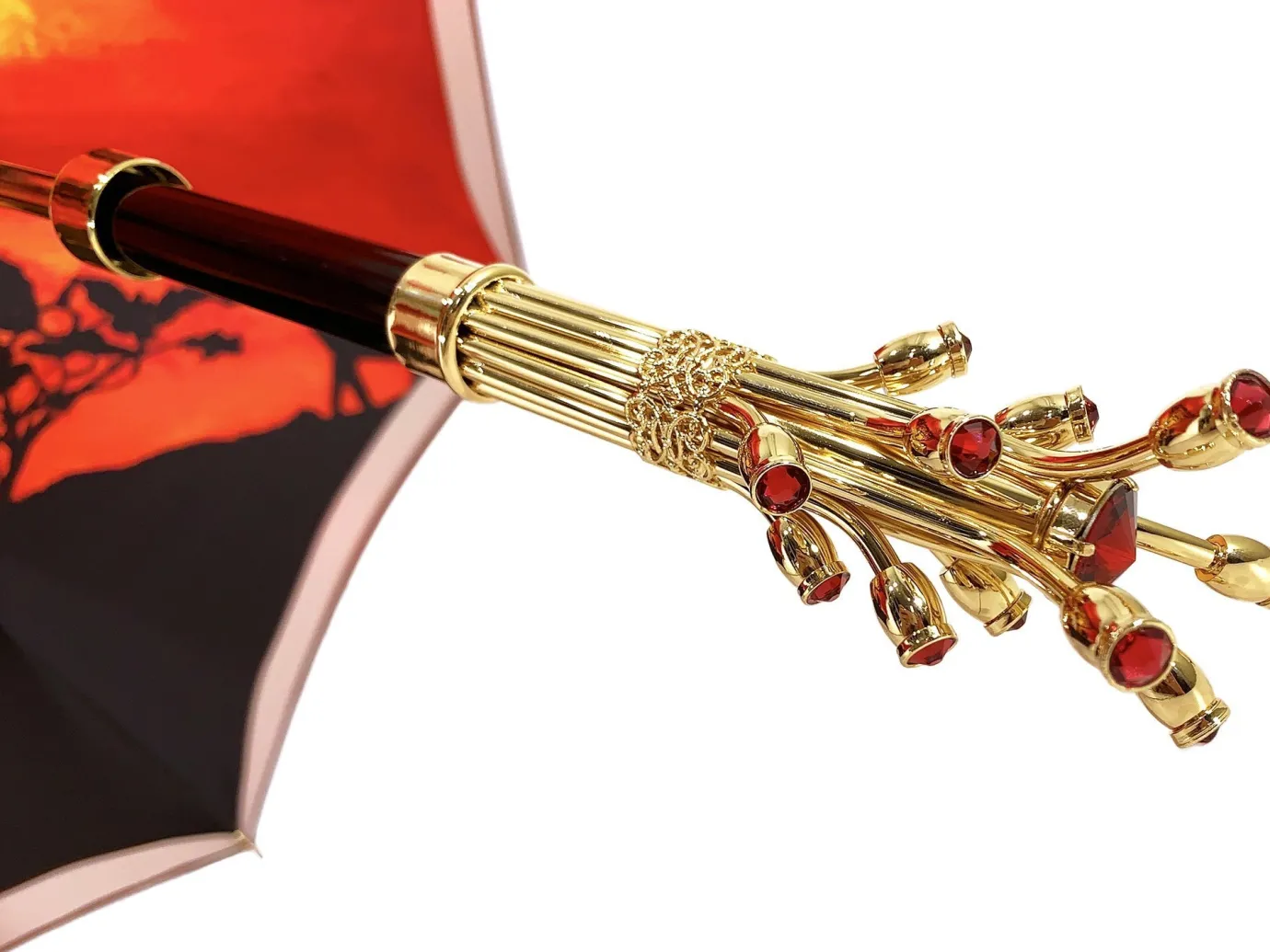 Il Marchesato Handmade Double Cloth Umbrella Exclusive Savannah Design Hot
