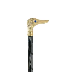 Il Marchesato Handmade Duck Walking stick - 24K gold-plated Sale