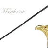 Il Marchesato Handmade Eagle Walking stick with red stone - 24K gold-plated Discount