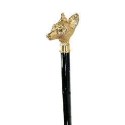 Il Marchesato Handmade Fox Walking stick - 24K gold-plated Sale
