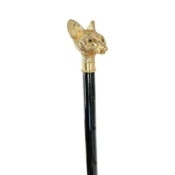 Il Marchesato Handmade Fox Walking stick - 24K gold-plated Sale