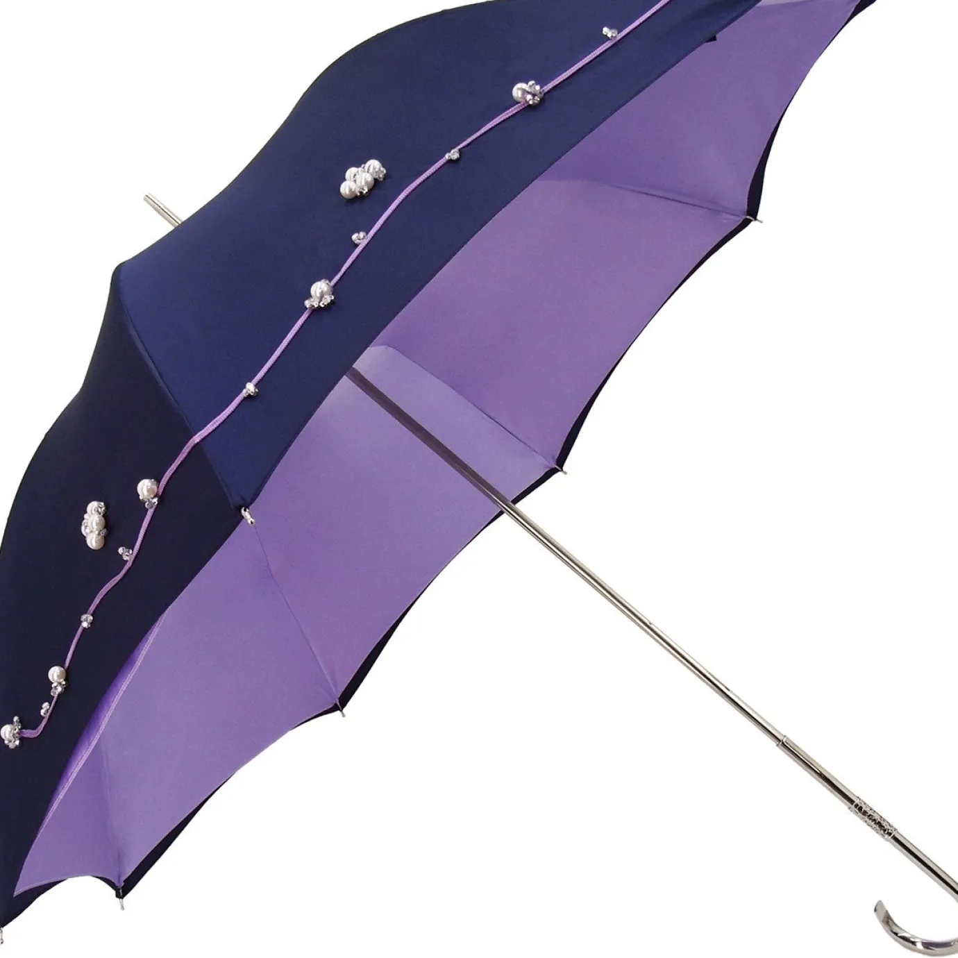 Il Marchesato Handmade Luxury Jewel Pearl Women's Fashion Umbrella Sale