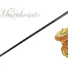 Il Marchesato Handmade milord Cane with Orange crystals Discount