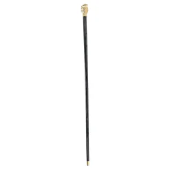 Il Marchesato Handmade owl Walking stick with purple stone - 24K gold-plated Clearance