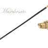 Il Marchesato Handmade Pointer dog Walking stick - 24K gold-plated Discount