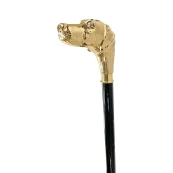 Il Marchesato Handmade Pointer dog Walking stick - 24K gold-plated Discount