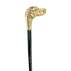 Il Marchesato Handmade Pointer dog Walking stick - 24K gold-plated Discount