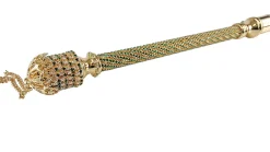 Il Marchesato Handmade Shoehorn with Emerald Crystals Fashion