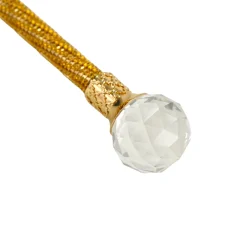 Il Marchesato Handmade Topaz Crystal-Encrusted Walking Cane Hot