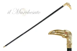 Il Marchesato Handmade Toucan Walking stick - 24K gold-plated Online
