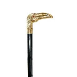 Il Marchesato Handmade Toucan Walking stick - 24K gold-plated Online