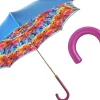 Il Marchesato Handmade umbrella in multicolor satin fabric Fashion