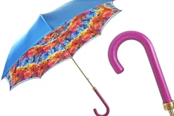 Il Marchesato Handmade umbrella in multicolor satin fabric Fashion