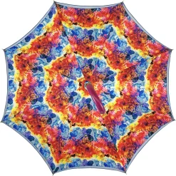 Il Marchesato Handmade umbrella in multicolor satin fabric Fashion