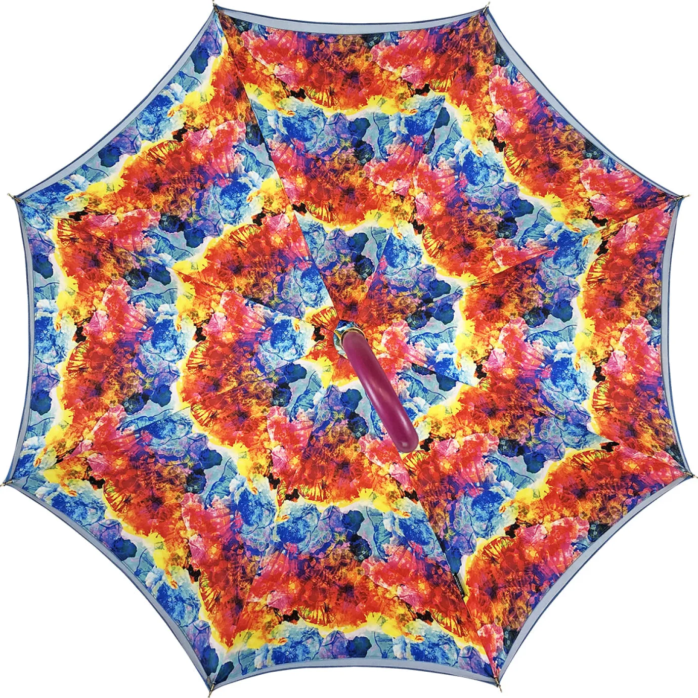 Il Marchesato Handmade umbrella in multicolor satin fabric Fashion