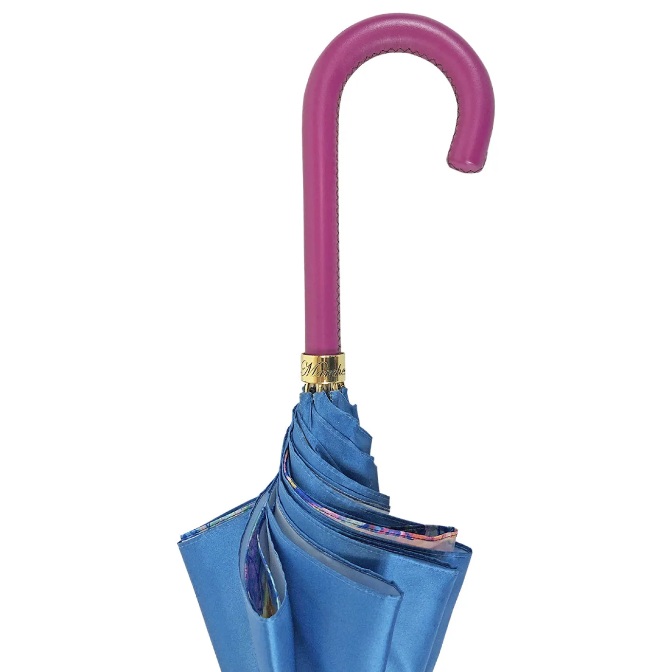 Il Marchesato Handmade umbrella in multicolor satin fabric Fashion
