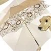 Il Marchesato Handmade umbrella with hand-enamelled Dog and Elegant design Discount