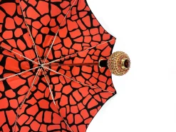 Il Marchesato Handmade umbrella with Sphere decorated with red crystals Fashion