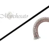 Il Marchesato Bright Walking stick - Siam crystal on silver plated bra New