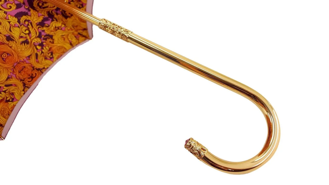 Il Marchesato Brightly Colored Handcrafted Double Canopy Umbrella Clearance
