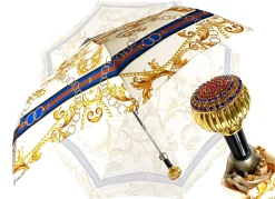 Il Marchesato Chains Print Women's Folding Umbrella Clearance