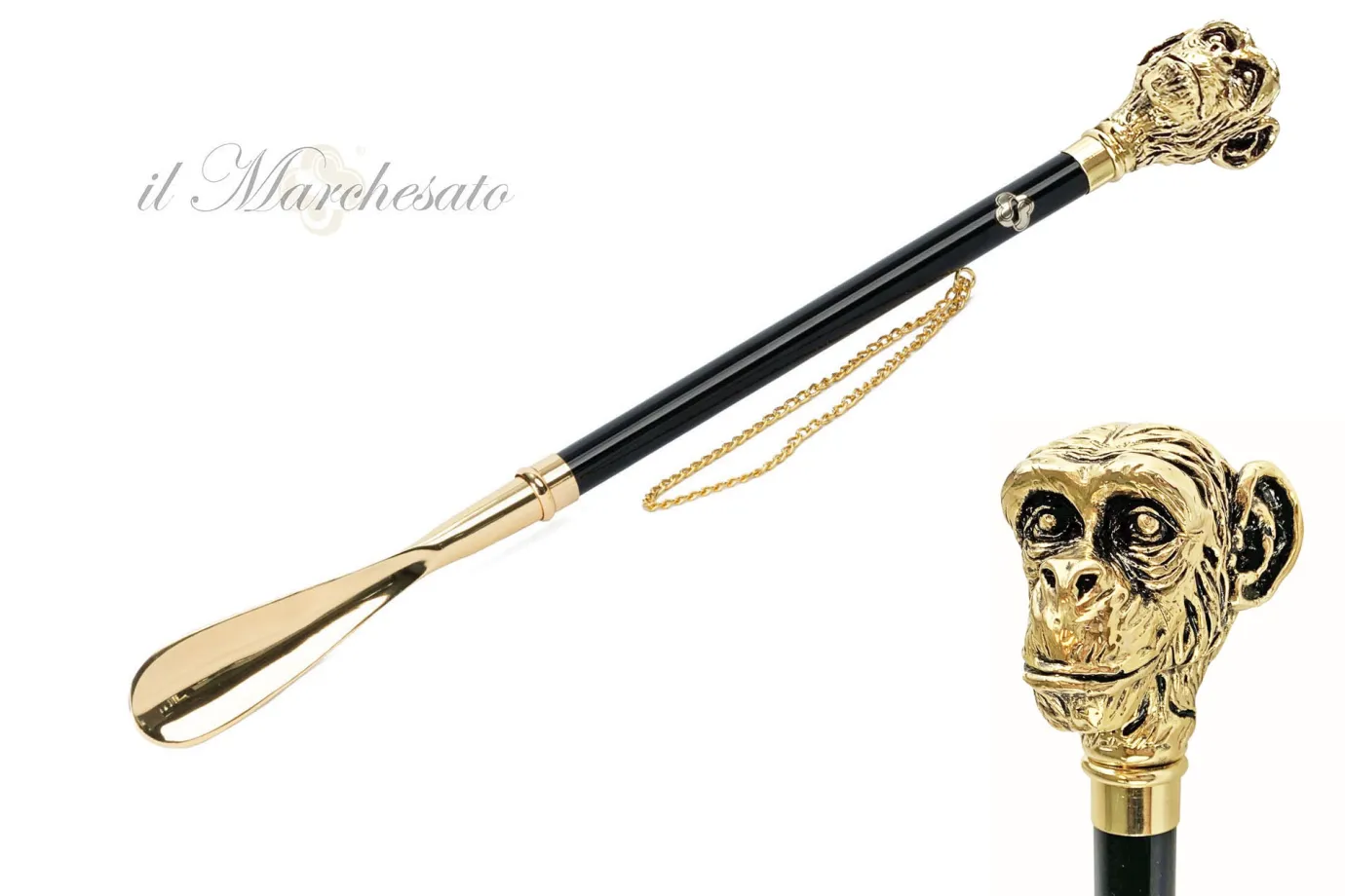 Il Marchesato Gold plated shoehorn Fashion