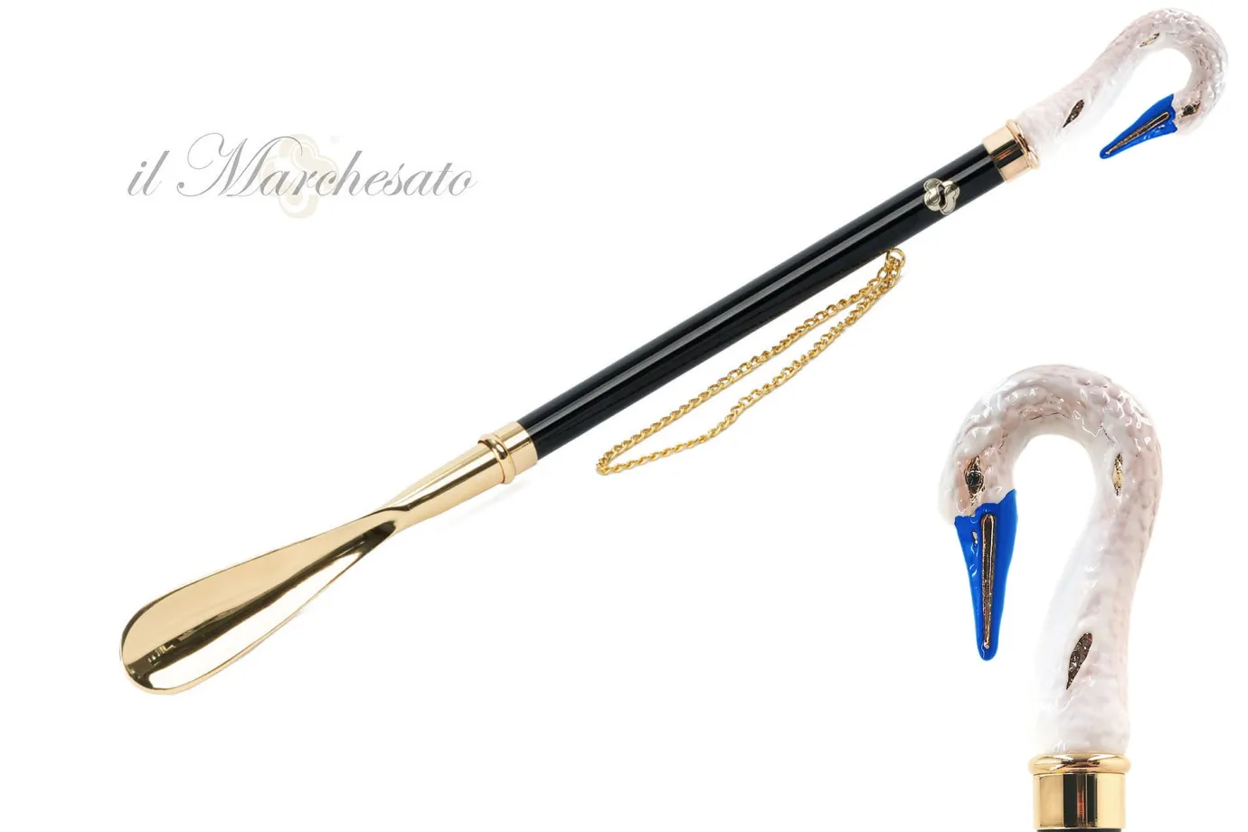 Il Marchesato Gold plated shoehorn Best
