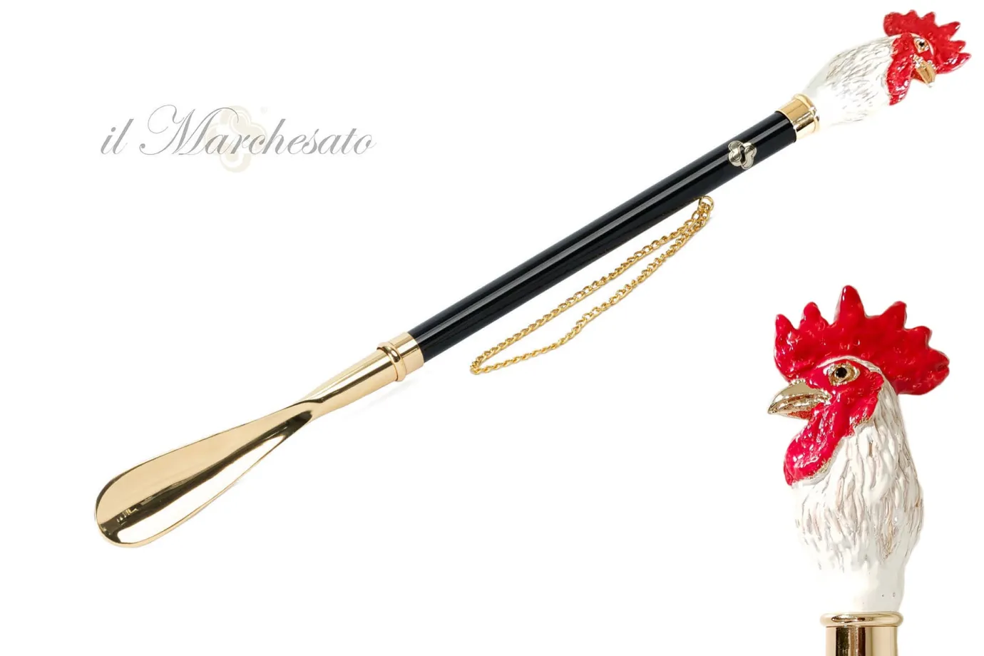Il Marchesato Gold plated shoehorn Fashion