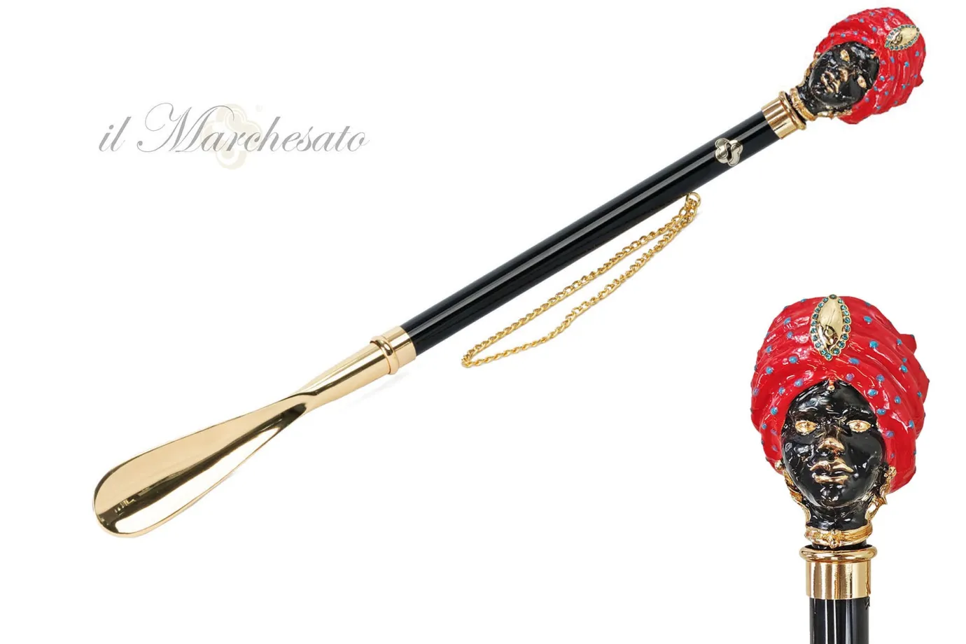 Il Marchesato Gold plated shoehorn Hot