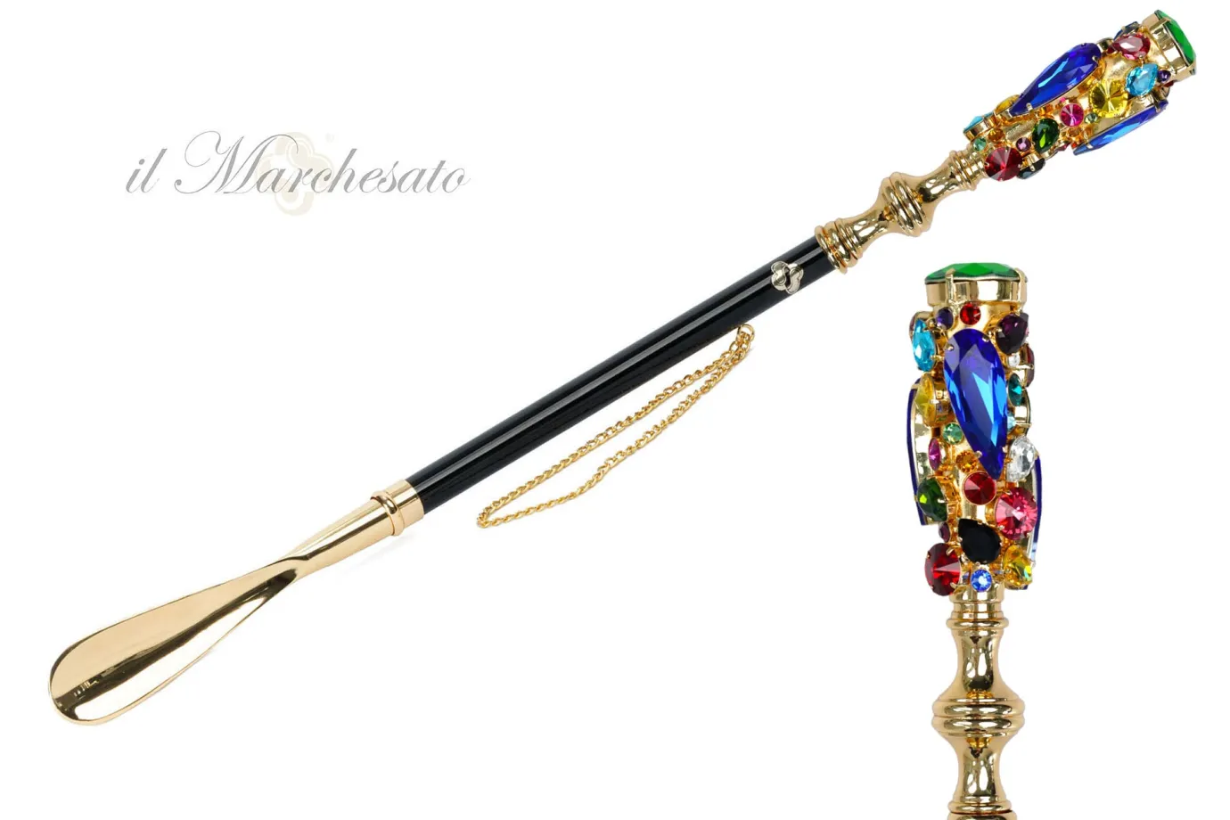 Il Marchesato Gold plated shoehorn Sale
