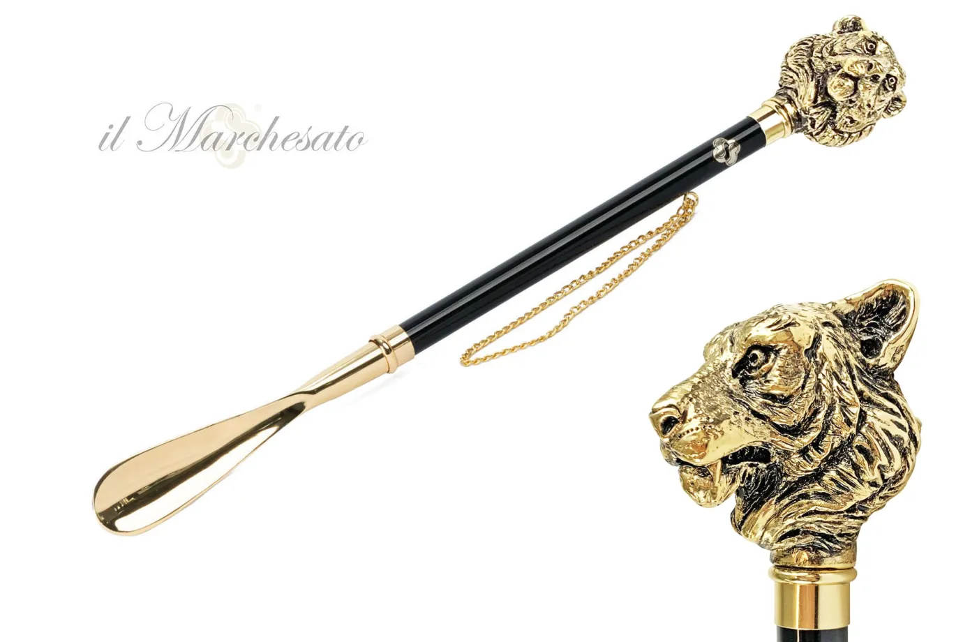 Il Marchesato Gold plated shoehorn Best