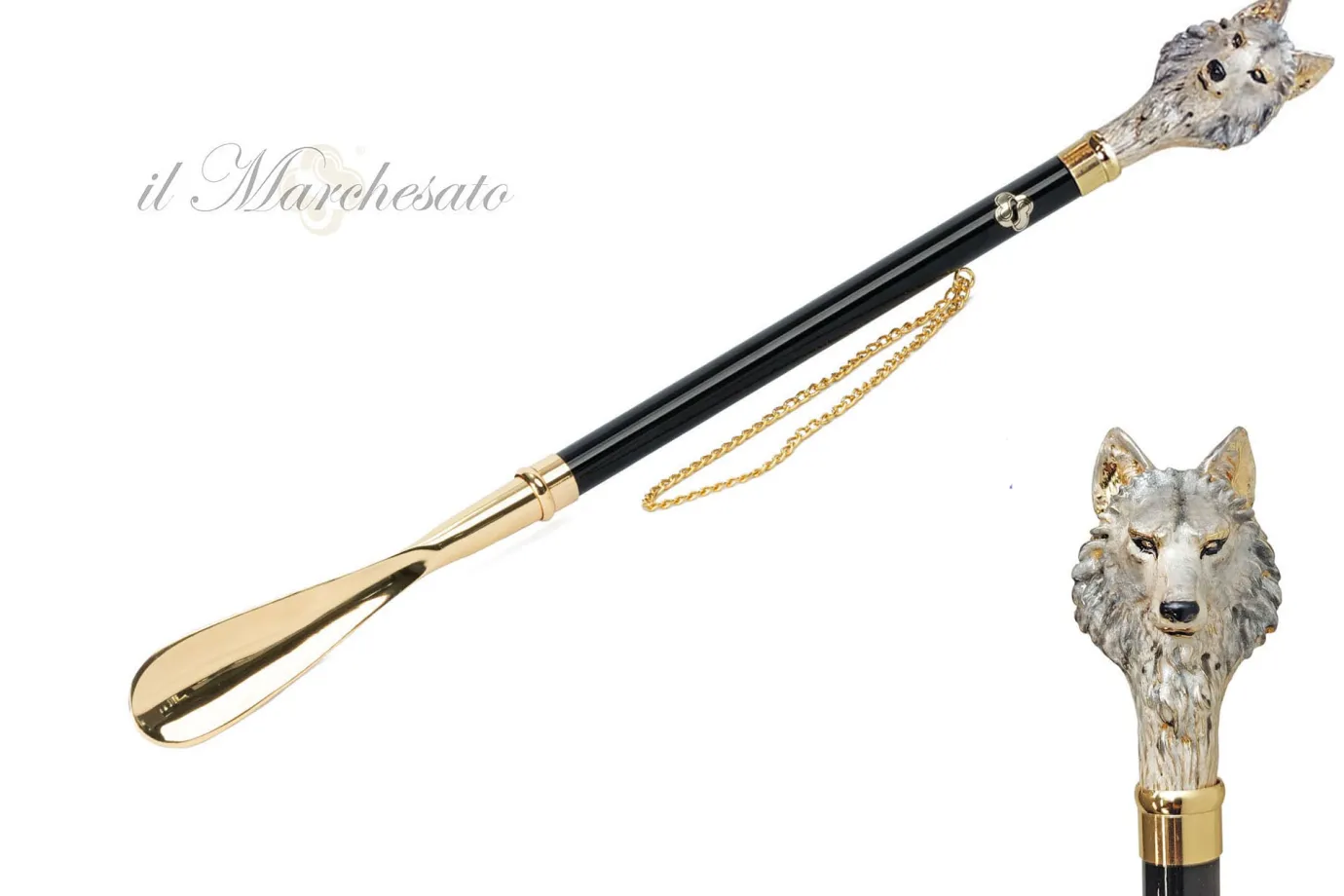 Il Marchesato Gold plated shoehorn Sale