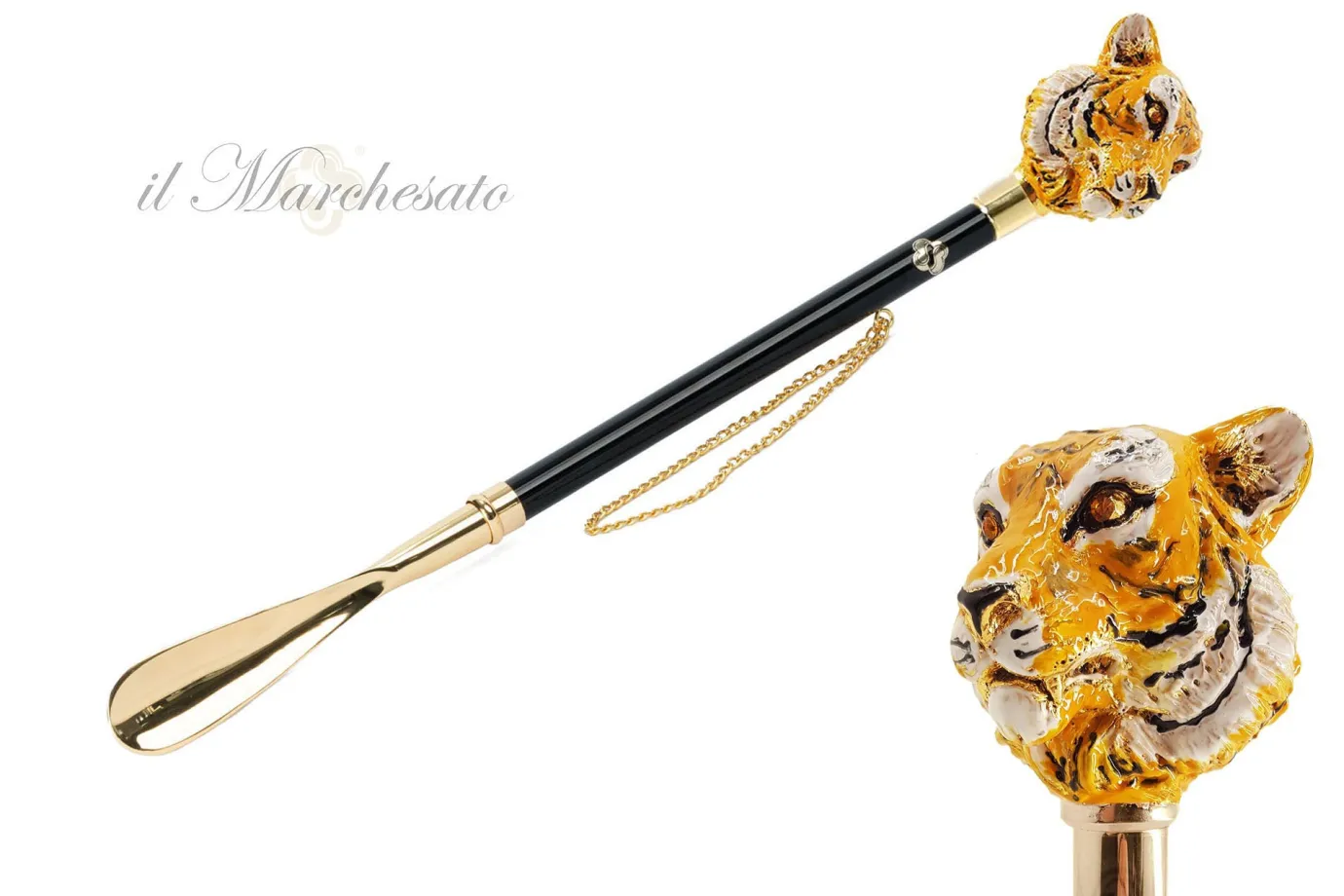 Il Marchesato Gold plated shoehorn Best