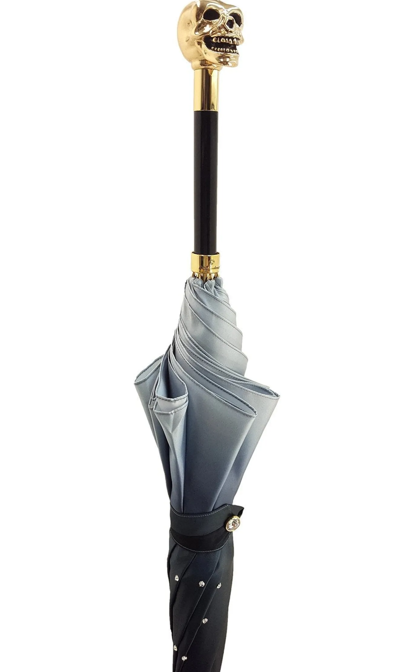 Il Marchesato Gold Skull Umbrella New
