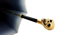 Il Marchesato Gold Skull Umbrella New