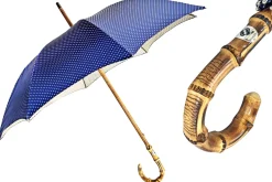 Il Marchesato Handmade Whanghee Bamboo-Gentlemen's Umbrella with dots Fashion