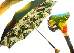 Il Marchesato Luxury Parrot Umbrella, Double Cloth Sale