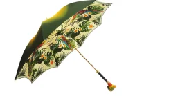 Il Marchesato Luxury Parrot Umbrella, Double Cloth Sale